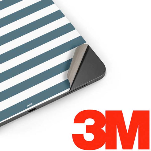 Polka Dots and Stripes Heart in Blue Apple iPad Pro Skin