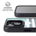 Polka Dots and Stripes Heart in Blue iPhone 14 Plus Kickstand Case