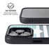 Polka Dots and Stripes Heart in Blue iPhone 14 Pro Max Kickstand Case
