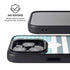 Polka Dots and Stripes Heart in Blue iPhone 16 Pro Max Kickstand Case
