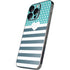 Polka Dots and Stripes Heart in Blue iPhone 16 Pro Skin