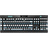 Polka Dots and Stripes Heart in Blue K95 RGB PLATINUM Mechanical Gaming Keyboard Skin