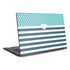 Polka Dots and Stripes Heart in Blue Dell Latitude Skin