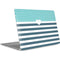 Polka Dots and Stripes Heart in Blue Apple MacBook Air Skin