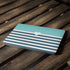 Polka Dots and Stripes Heart in Blue Apple MacBook Air Skin