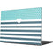 Polka Dots and Stripes Heart in Blue Apple MacBook Pro 14-inch Skin