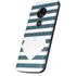 Polka Dots and Stripes Heart in Blue Moto E5 Play Skin