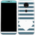 Polka Dots and Stripes Heart in Blue Moto E5 Plus Skin