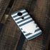 Polka Dots and Stripes Heart in Blue Moto E5 Plus Skin