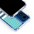 Polka Dots and Stripes Heart in Blue Moto G 5G (2024) Clear Case