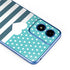 Polka Dots and Stripes Heart in Blue Moto G Play 4G (2024) Skin