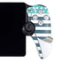 Polka Dots and Stripes Heart in Blue PlayStation Portal Remote Player Skin