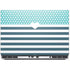 Polka Dots and Stripes Heart in Blue Dell Precision Skin
