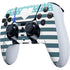 Polka Dots and Stripes Heart in Blue PS5 DualSense Edge Pro Controller Skin