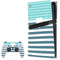 Polka Dots and Stripes Heart in Blue PS5 Pro Bundle Skin