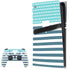 Polka Dots and Stripes Heart in Blue PS5 Pro Bundle Skin
