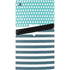 Polka Dots and Stripes Heart in Blue PS5 Pro Console Skin