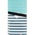 Polka Dots and Stripes Heart in Blue PS5 Pro Disk Console Skin