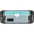 Polka Dots and Stripes Heart in Blue Steam Deck Handheld Gaming Computer Skin