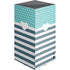 Polka Dots and Stripes Heart in Blue XBox Series X Digital Edition Console Skin