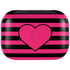 Polka Dots and Stripes Heart in Pink Amazon Echo Buds Skin
