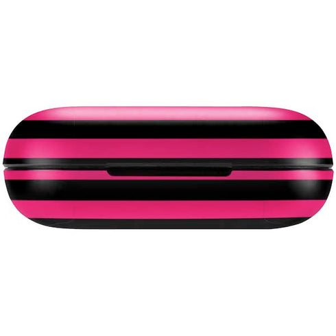Polka Dots and Stripes Heart in Pink Amazon Echo Buds Skin