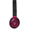 Polka Dots and Stripes Heart in Pink Beats Solo 2 Wired Skin