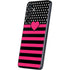 Polka Dots and Stripes Heart in Pink Galaxy A16 5G Skin