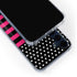 Polka Dots and Stripes Heart in Pink Galaxy A55 5G Clear Case
