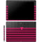 Polka Dots and Stripes Heart in Pink Galaxy Book 12in Skin