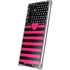 Polka Dots and Stripes Heart in Pink Galaxy S23 Ultra Clear Case