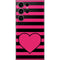 Polka Dots and Stripes Heart in Pink Galaxy Skins