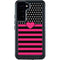 Polka Dots and Stripes Heart in Pink Galaxy S24 Plus Waterproof Case