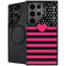 Polka Dots and Stripes Heart in Pink Galaxy S25 Ultra Kickstand Case
