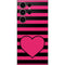 Polka Dots and Stripes Heart in Pink Galaxy S24 Ultra Skin