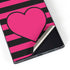 Polka Dots and Stripes Heart in Pink Galaxy S25 Ultra Skin