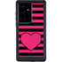 Polka Dots and Stripes Heart in Pink Galaxy S24 Ultra Waterproof Case