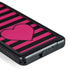 Polka Dots and Stripes Heart in Pink Galaxy S24 Ultra Waterproof Case