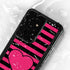 Polka Dots and Stripes Heart in Pink Galaxy S24 Ultra Waterproof Case