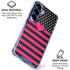 Polka Dots and Stripes Heart in Pink Galaxy S25 Clear Case