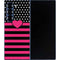 Polka Dots and Stripes Heart in Pink Galaxy Z Fold6 Skin