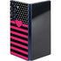 Polka Dots and Stripes Heart in Pink Galaxy Z Fold6 Skin