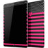 Polka Dots and Stripes Heart in Pink iPad Skins