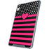 Polka Dots and Stripes Heart in Pink iPad 11th Gen (2025) Clear Case
