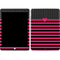 Polka Dots and Stripes Heart in Pink Apple iPad Skin