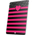 Polka Dots and Stripes Heart in Pink Apple iPad Air Skin