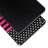 Polka Dots and Stripes Heart in Pink Apple iPad Mini Skin