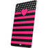 Polka Dots and Stripes Heart in Pink iPad Pro 13in M4 (2024) Skin