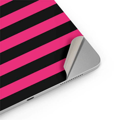 Polka Dots and Stripes Heart in Pink iPad Pro 13in M4 (2024) Skin