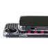 Polka Dots and Stripes Heart in Pink iPhone 14 MagSafe Case